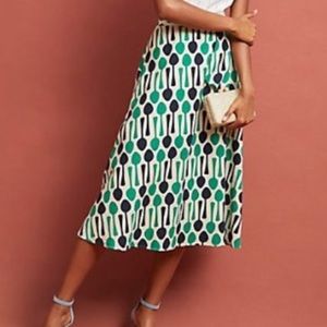 Eva Franco | Anthropologie Spoon Midi Skirt | 6